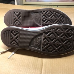 中古　コンバース　ハイカット　赤　26.5センチの画像