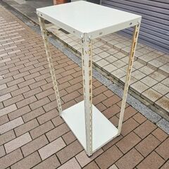 スチールラック　スチール製　2段　サイズ約45.5×30.…