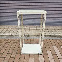 スチールラック　スチール製　2段　サイズ約45.5×30.5cm高さ91cm　ek-611ged2の画像