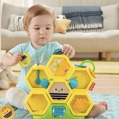 フィッシャープライス　赤ちゃんおもちゃ　コロコロ　ミツバチの画像