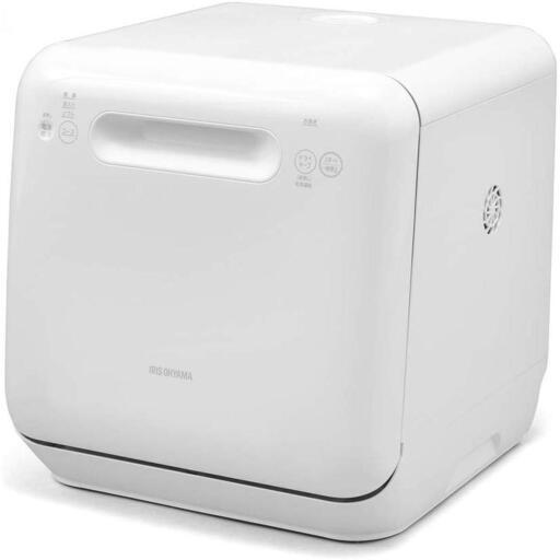 通電確認済◆IRIS OHYAMA/アイリスオーヤマ◆食器洗い乾燥機【ISHT-5000-W】ホワイト タンク容量5L 2020年製 工事不要