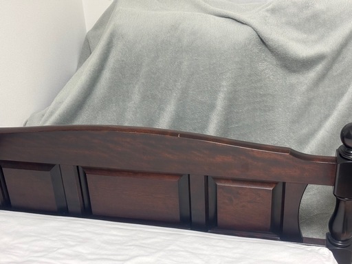 北海道民芸家具 和モダン シングルベッド 樺無垢材 【公式通販】