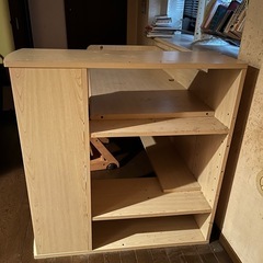学習机　イス　本棚付き　4/13までの画像
