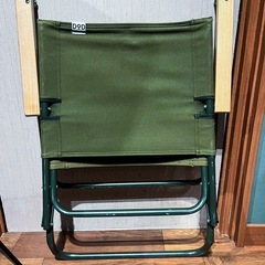 DODキャンプローチェア(カーキ) 4脚セット の画像