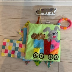 0歳児　おもちゃ　布絵本の画像
