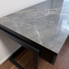 新品　モダン 大理石調 イタリア風エレガンス高級ワークデスク パソコンデスクの画像