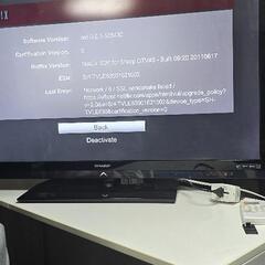 本日限りわけあり海外製テレビ説明読んでくださいの画像