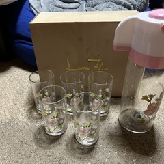 ルミフール　ウォーターボトル＆グラス５pcs