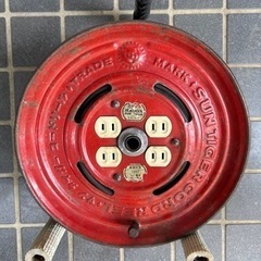HATAYA コードリール　３０m 金属製　延長コード　サンデータイガー　ハタヤ　ドラム式  ドラム型　電工ドラム　電源ドラム 　電源 コンセント リールの画像