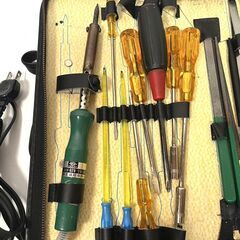 【G892】HOZAN/ホーザン/ELECTRO TOOL SET/S-10/工具セット/ハンドツール/作業工具/収納バッグ付き/現状品の画像