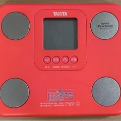 タニタ　体脂肪計　M5 赤　中古品です。