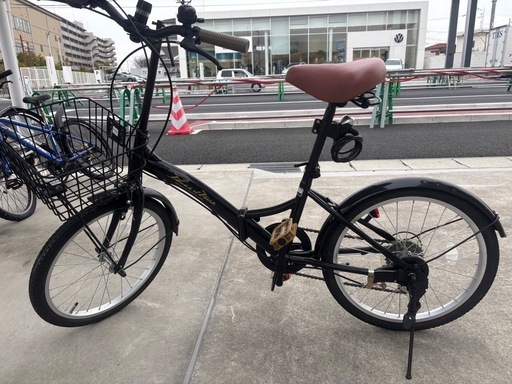６段変速式折り畳み自転車