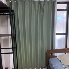 緑のカーテン/レース付き