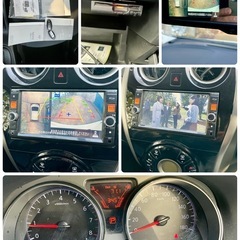 平成26年 日産ノート4万キロ車検2年付きナビ／テレビ/前後ドライブレコーダーの画像