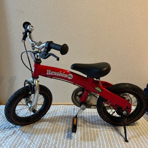 Henshin Bike 赤 子供 自転車 12インチ