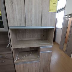 配達やってます‼️【D151】食器棚 ベガコーポレーション 木目ナチュラル