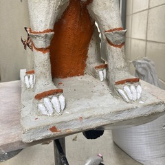 本格的漆喰シーサの画像