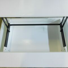 快適ホームズ リフトアップテーブル グラード 昇降テーブル ローテーブル 幅90cm ホワイト 収納付きテーブル ソファテーブルの画像