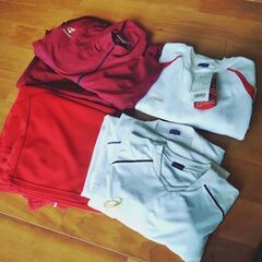 第二高校　体操服一式（赤）