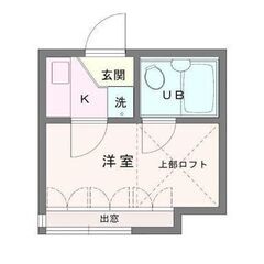 💙フリーレント1ヶ月☆敷礼０☆｟1K｠狛江市☆最上階 ！便…