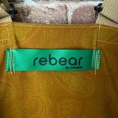 rebear by johnbullミリタリーパッチワークベストの画像
