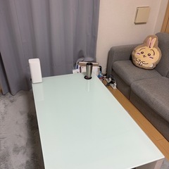 ガラス製　センターテーブル　