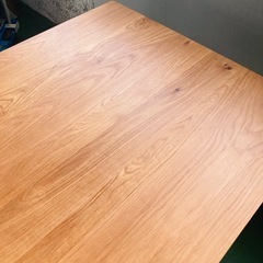 ダイニングテーブル　ワークテーブル　ナチュラル　モダン　木製　無垢材の画像