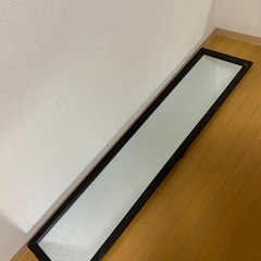 木製フレームミラーの画像