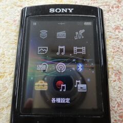 SONY ポータブルオーディオプレーヤー ウォークマン ブラック カバー付き Bluetooth機能 NW-S764 8GB 初期化済み ソニー　西岡店の画像