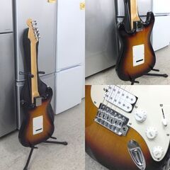 現状品 BUSKER'S 島村楽器 エレキギター ソフトケース付き BH1 3TS バスカーズ☆ 札幌市 北区 屯田 の画像