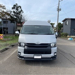 車検R7年9月 H18トヨタ ハイエース キャンピングカー 8ナンバー 4WD 即乗り アウトドア キャンパー 車中泊 ヒッチメンバー付 の画像