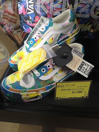 可愛いですよ‼️【D163】VANS×KENZO  オールドスクール 22.5㎝