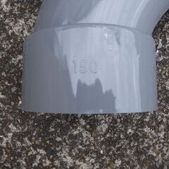 塩ビ継手　大曲エルボ　DV90°LL　φ150の画像