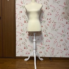 【美品】洋裁用トルソーマネキンアイボリー