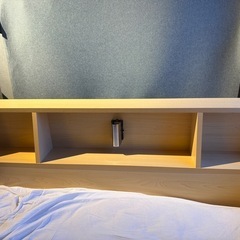 【3/25引取り可能な方】セミダブルベッドフレーム】の画像