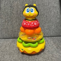 トップトッツ　ゆらゆらつみかさねリング　知育玩具　0〜1歳