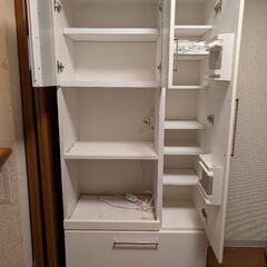 レンジ、炊飯器の乗せられる万能棚の画像