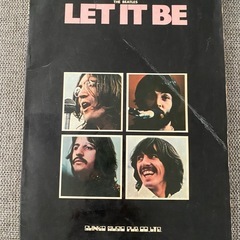 1971発行ビンテージ本　ビートルズ　レット・イット・ビー　LE...