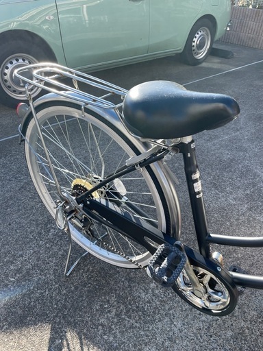 取りに来られる方】自転車 シティサイクル 26インチ 黒 (サトウ