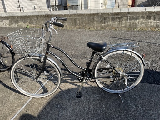 【取りに来られる方】自転車 シティサイクル 26インチ 黒