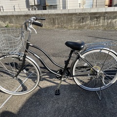【取りに来られる方】自転車 シティサイクル 26インチ 黒