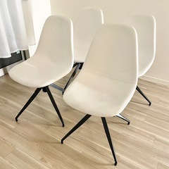 ダイニングチェア　4脚セット　回転