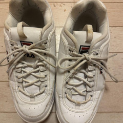 FILA 厚底スニーカー ホワイト　ディプラスターの画像