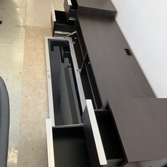 K2503-278 配送不可 ビクターインテリア テレビボード キズ汚れ有り　の画像