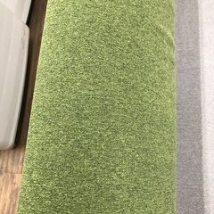 2人用ソファー　緑×グレー　【ジャングルジャングルイズミヤ広陵店】の画像