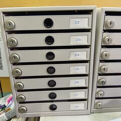 コクヨ 錠付きレターケース　①　2台セット　スペアキー付き