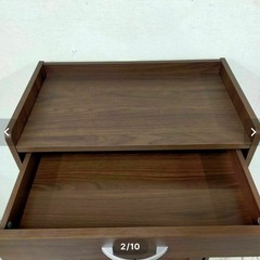 22日まで！
木製ルーバー扉　2枚扉 シューズボックスの画像