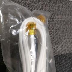 【2本セット】電話線　モジュラーケーブルの画像