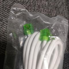 【2本セット】電話線　モジュラーケーブルの画像