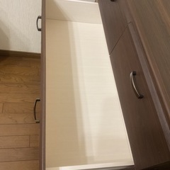 ●ダークブラウン　木目調　衣装タンス●の画像